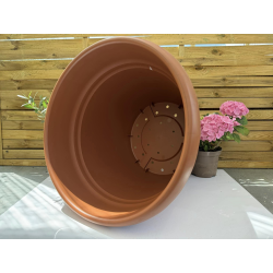 pots coupe deco plastique modèle PEGASO P60, grand volume ,  105l