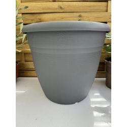 très jolis pots coupe deco plastique modèle PEGASO P33AN , anthracite