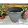 très jolis pots coupe deco plastique modèle PEGASO P33AN , anthracite