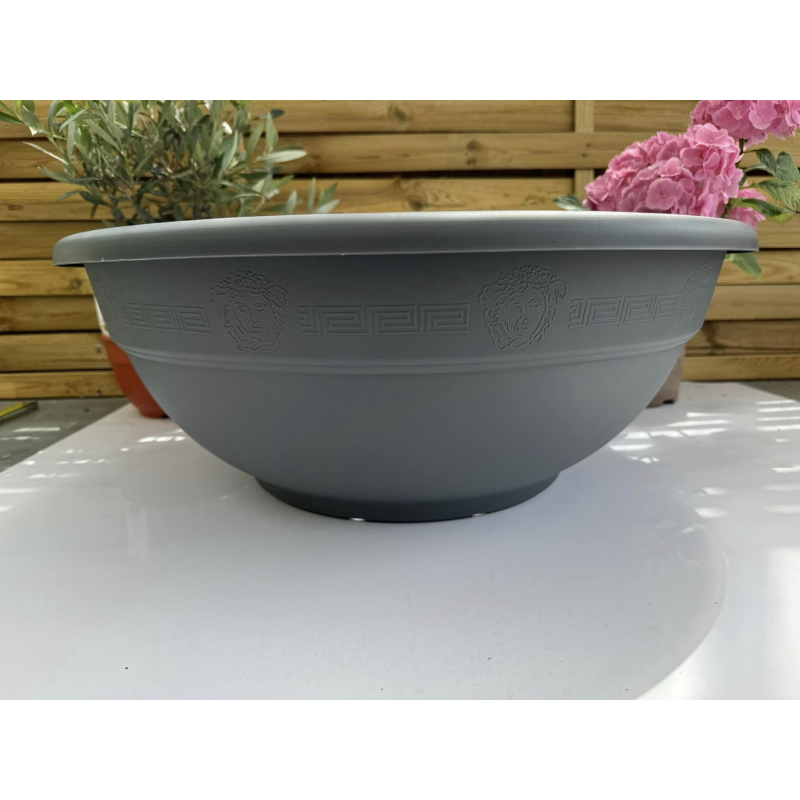 très jolis pots coupe deco plastique modèle ANDROMEDA T60AN, anthracite