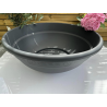 très jolis pots coupe deco plastique modèle ANDROMEDA T60AN, anthracite