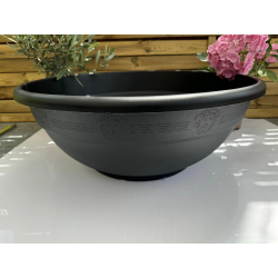 très jolis pots coupe deco plastique modèle ANDROMEDA T60N, coloris NOIR