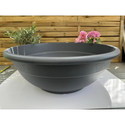très jolis pots coupe deco plastique modèle ANDROMEDA T80AN , anthracite