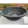 très jolis pots coupe deco plastique modèle ANDROMEDA T80AN , anthracite