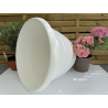 très jolis pots coupe deco plastique modèle PEGASO P44BL, coloris blanc