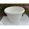 très jolis pots coupe deco plastique modèle PEGASO P44BL, coloris blanc