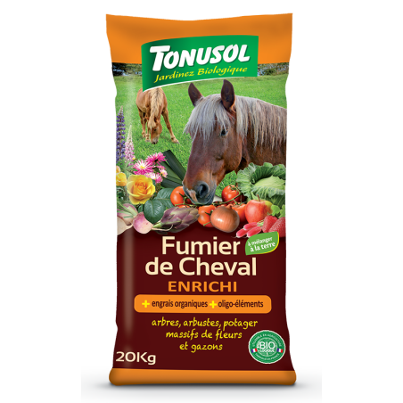 Fumier de cheval BIO 20KG